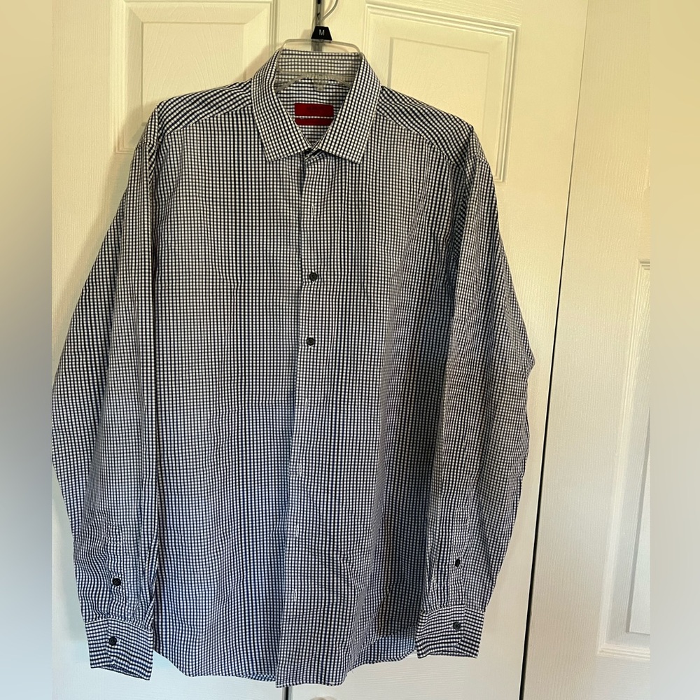 Men’s Alfani Fitted‎ Shirt Neck 16 1/2 Sleeves 36-37 size L